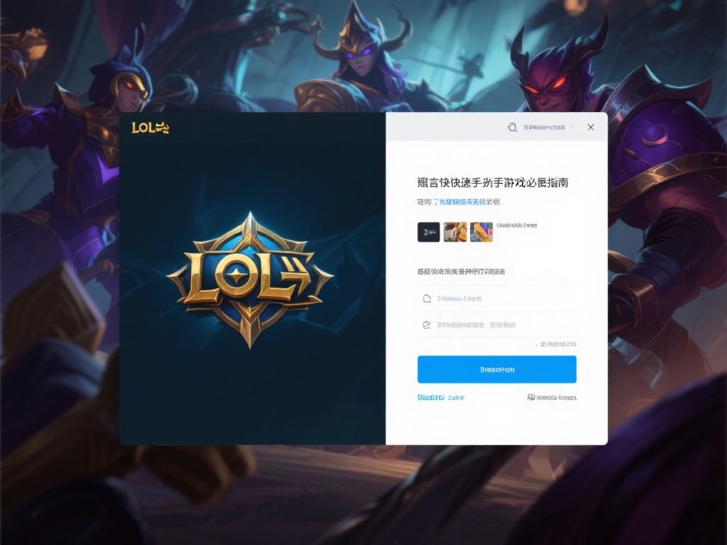 初学者指南：LOL官网下载与安装全攻略