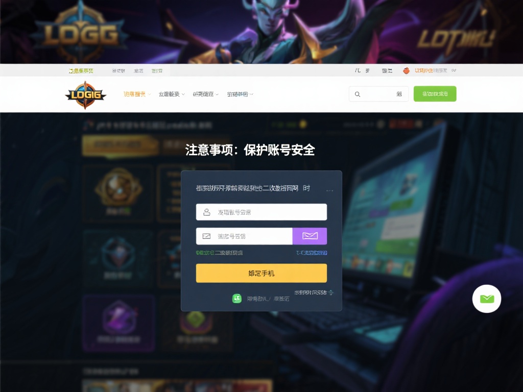 访问LOL官方网站，查询个人账号游戏数据