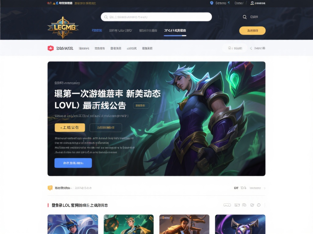 访问LOL官方网站，了解最新英雄发布信息
